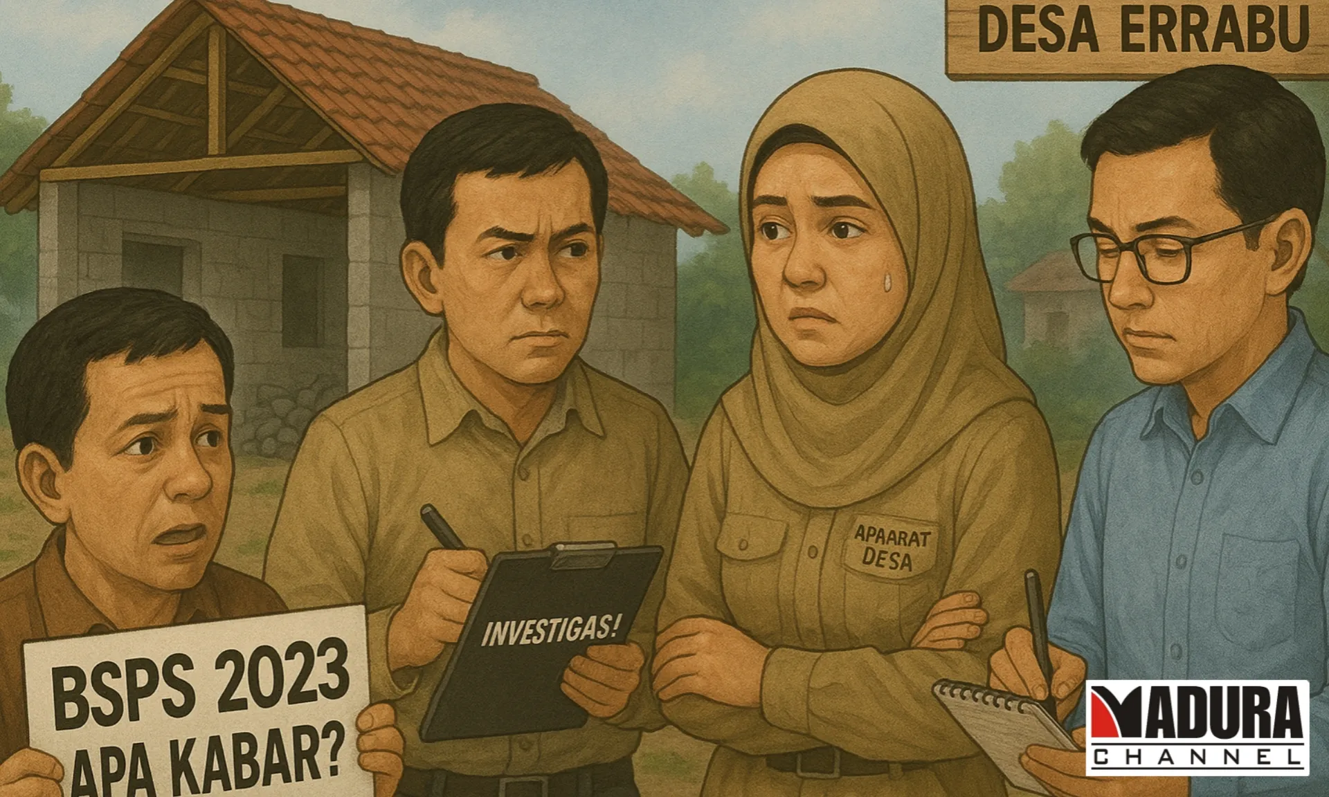 Selain 2024, Kejari Sumenep Juga Diminta Cek BSPS Tahun 2023 di Desa Errabu (Ilustrasi)