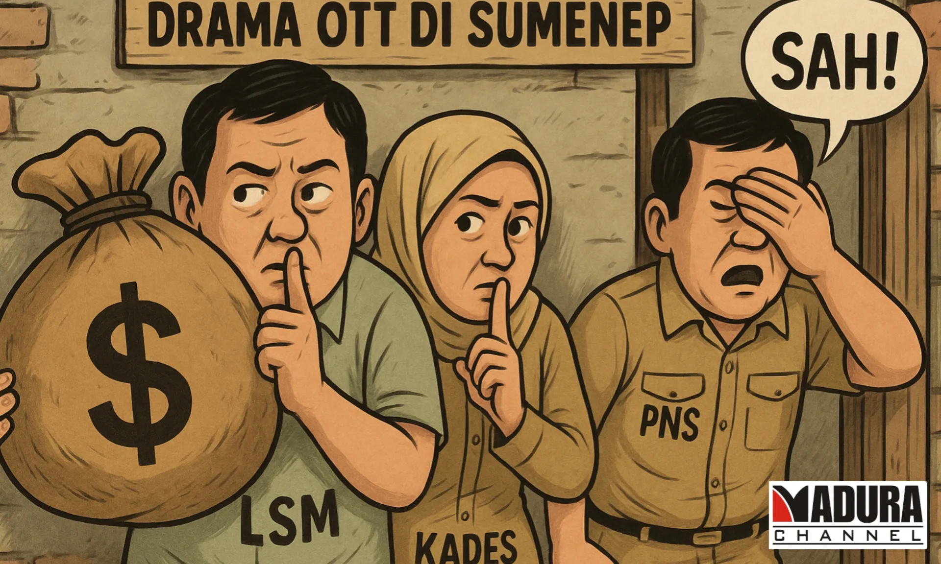 Drama OTT di Sumenep, Saat LSM, PNS, dan Kades Main Petak Umpet dengan Dana Desa (Ilustrasi)
