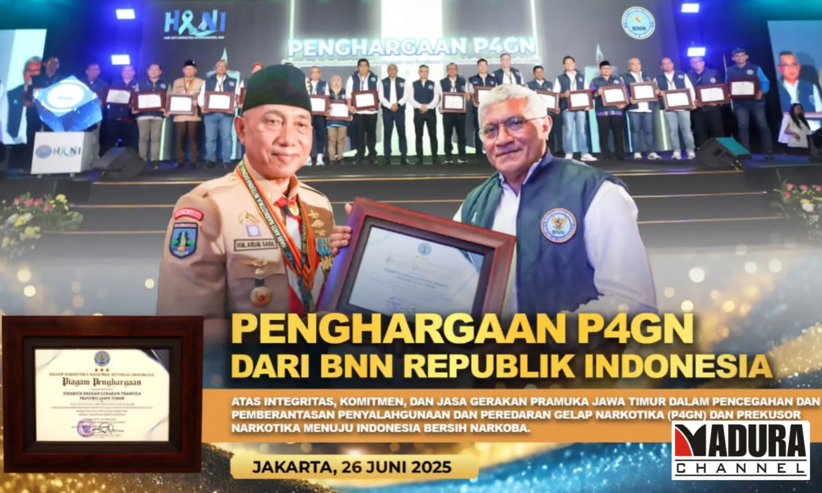 Terima Penghargaan dari BNN, Ketua Kwarda Jatim: Komitmen Ajak Generasi Muda Jauhi Narkoba (Ilustrasi)