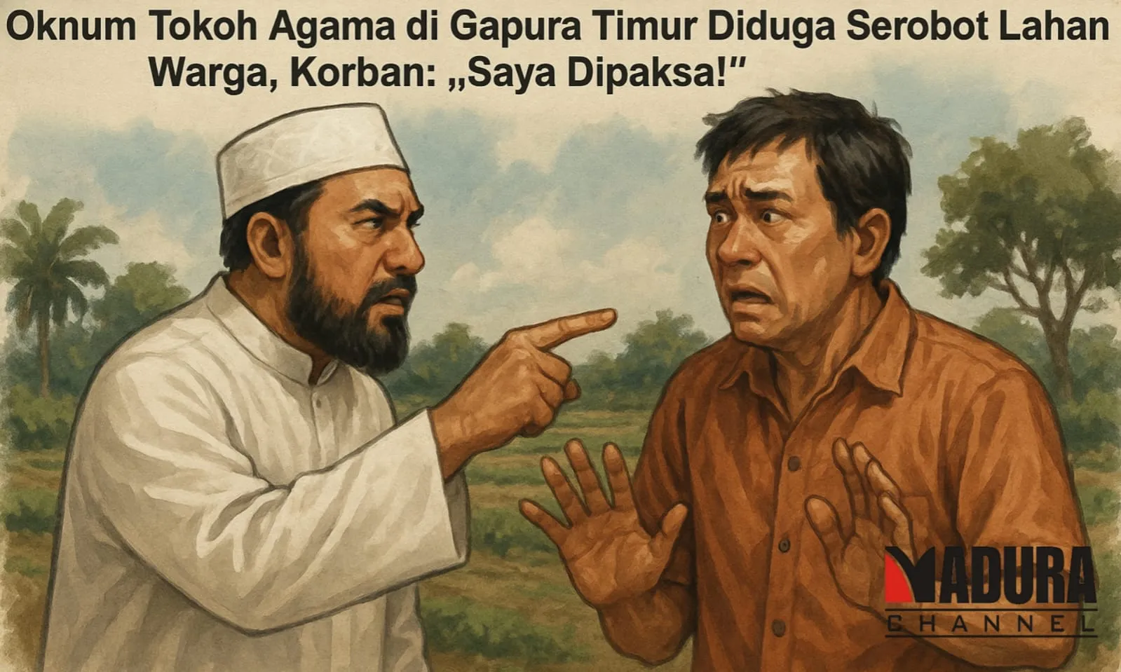 Oknum Tokoh Agama di Gapura Timur Diduga Serobot Lahan Warga, Korban: "Saya Dipaksa!" (Ilustrasi)