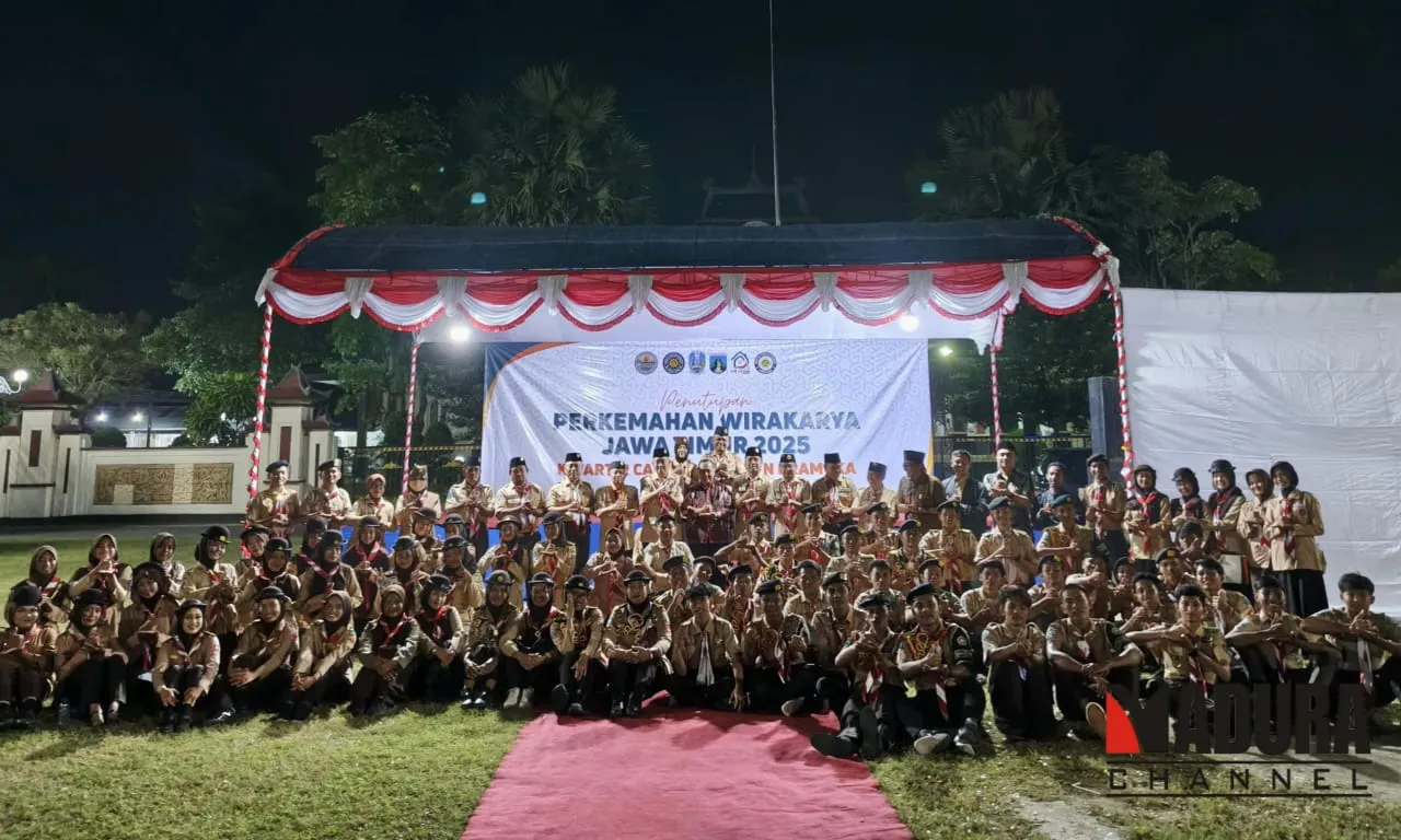 Penutupan Perkemahan Wirakarya Jawa Timur 2025, Pramuka Pamekasan Tuntaskan Misi Kemanusiaan (Ilustrasi)