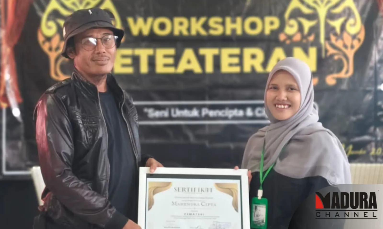 UKM Sanggar Dhemar UNIBA Madura Gelar Workshop Keteateran, Hadirkan Seniman Mahendra Cipta (Ilustrasi)