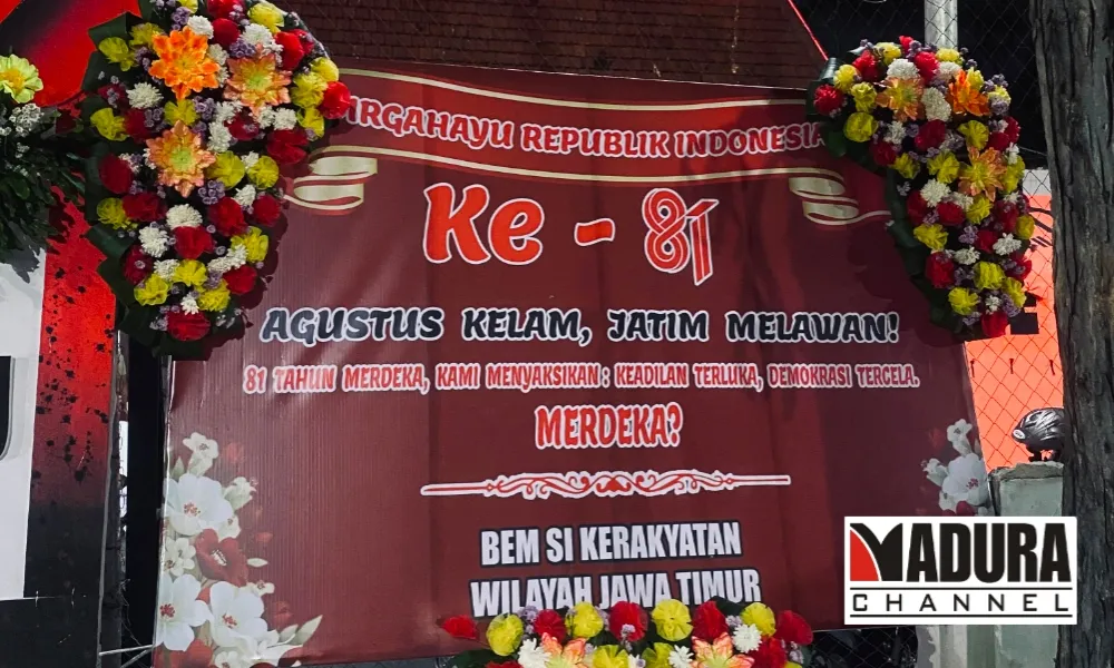 Karangan Bunga "Agustus Kelam" Hiasi Grahadi, BEM SI Kerakyatan Jatim Pertanyakan Makna Kemerdekaan (Ilustrasi)