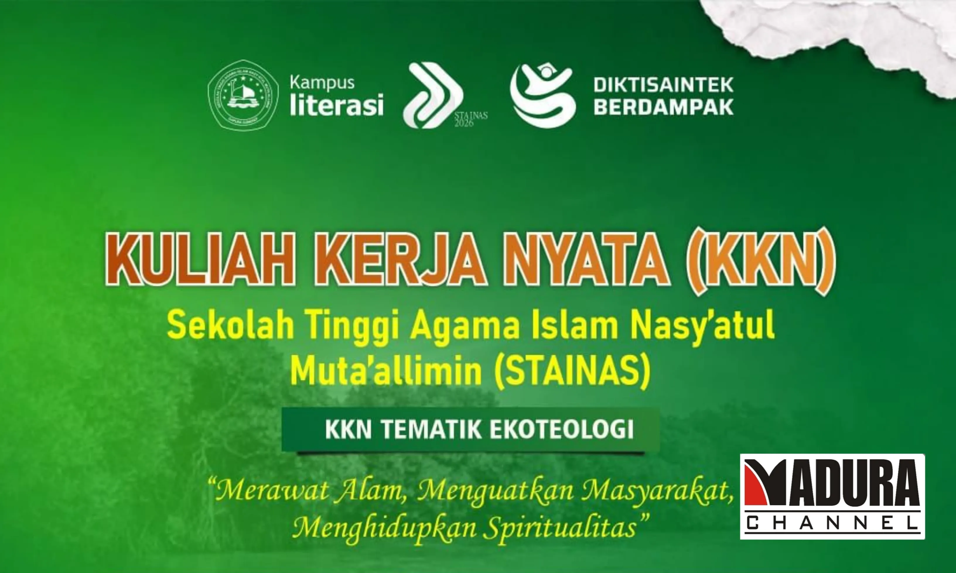 LPPM STAINAS Resmi Luncurkan Tahapan KKN Tematik Ekoteologi 2026 (Ilustrasi)