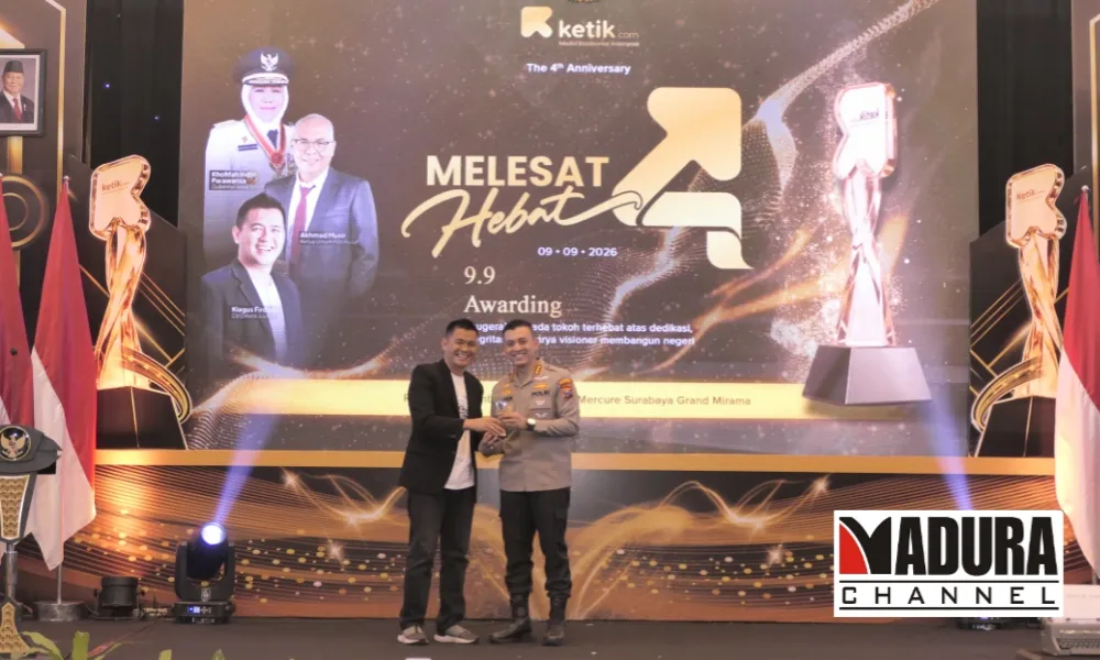 Kapolresta Sumenep Kombes Pol Ariek Indra Sentanu Raih Penghargaan 9.9 Awarding Ketik.com (Ilustrasi)